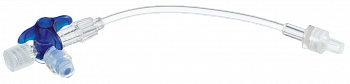 Кран 3-ходовой Дискофикс С с Сэйффлоу 360° синий линия 50 см купить в Омске