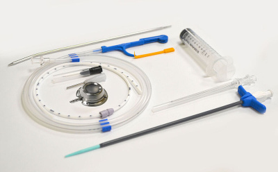 Система для венозно-артериального доступа c портом эллипсовидным PORT TI (титановым) с катетером 8 F и набором для установки купить оптом в Омске
